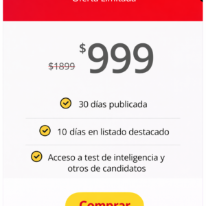 Publicar Oferta Basica